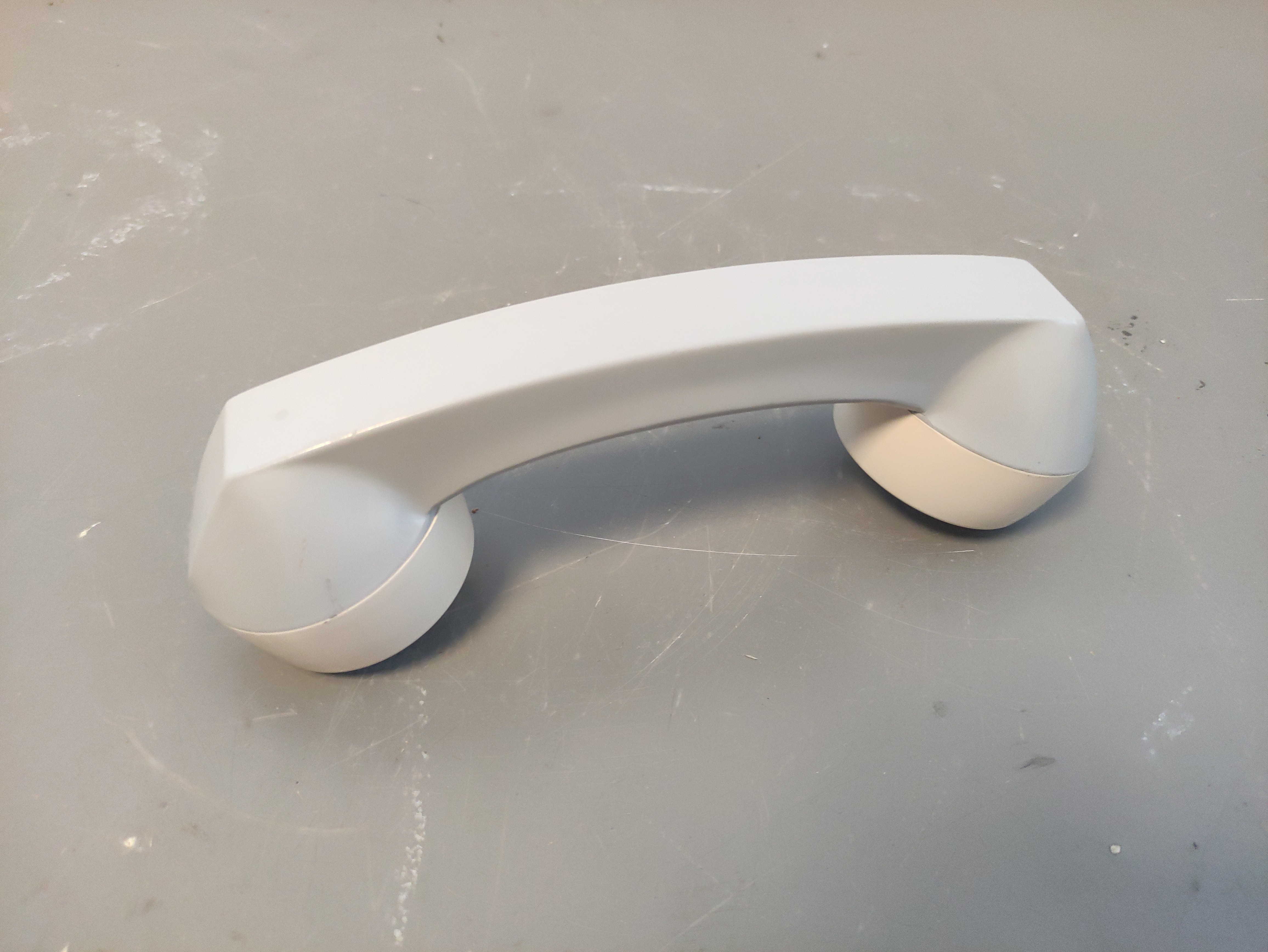 auricular telefono plastico gris crema 5.5x22.5x6 1u